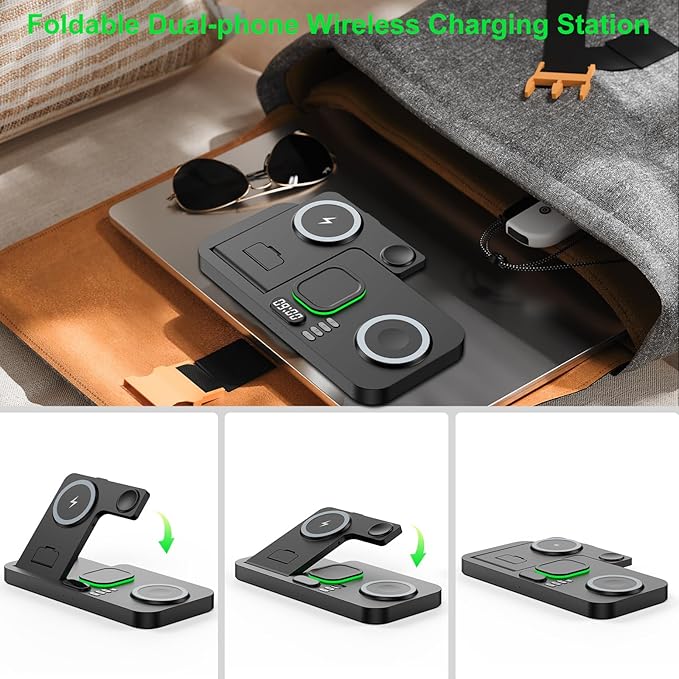 Dual Phone Wireless Charging Station