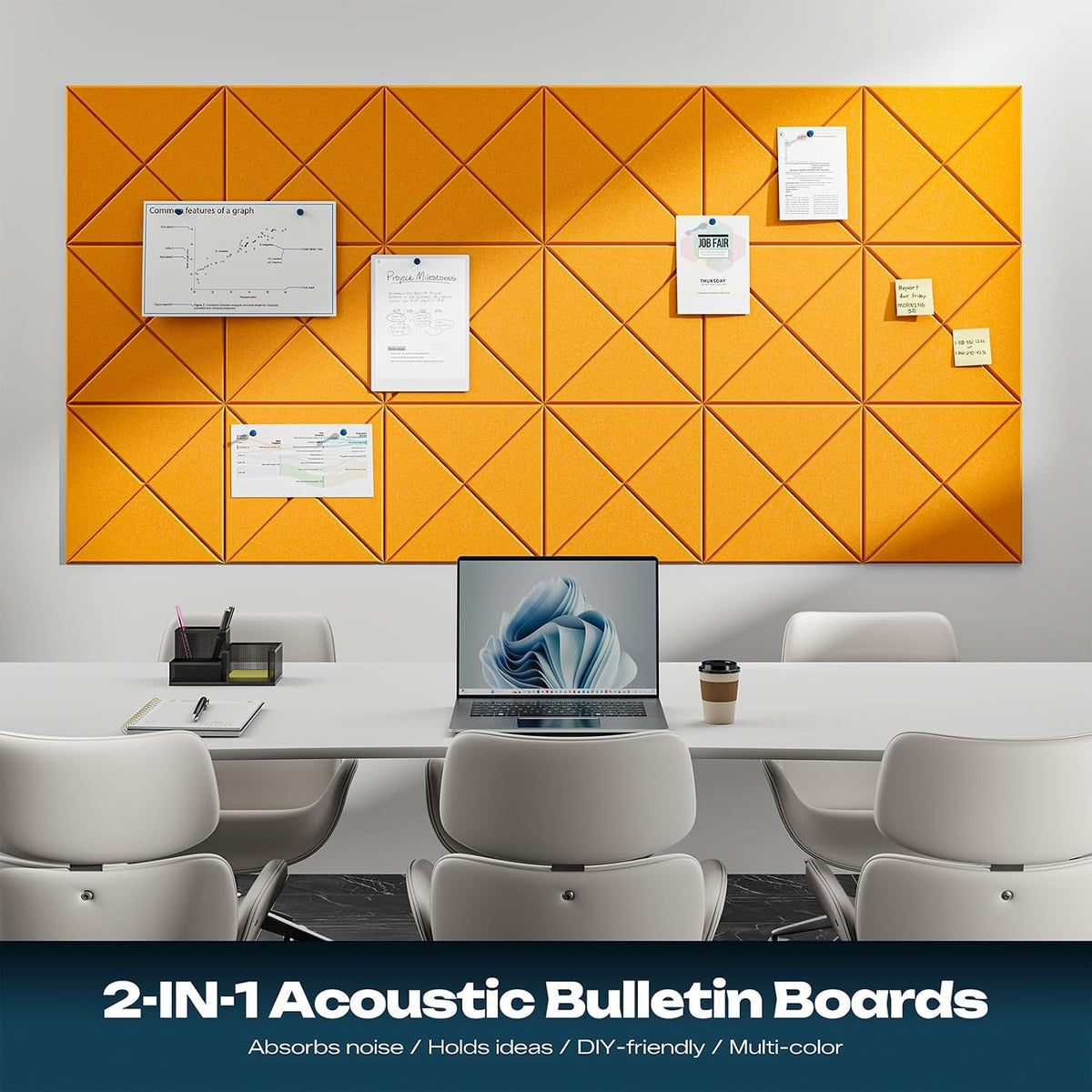 Sonicism 12 Pack X-Lined Acoustic Panels