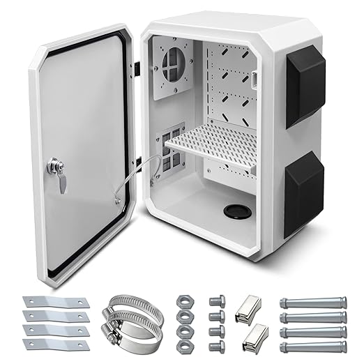 Outdoor Electrical Box, Cold-Rolled Steel Plate, Aluminum Alloy Back Beam