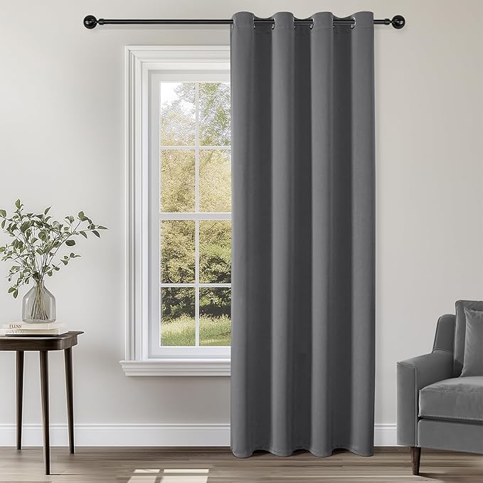 ChrisDowa Blackout Curtains 120 Inches Long