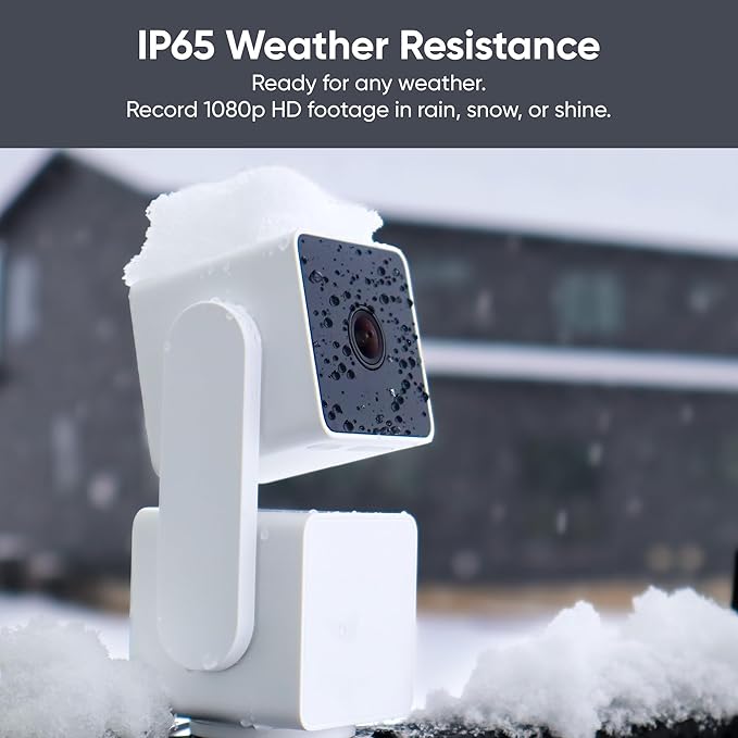 WYZE Cam Pan v3 Indoor/Outdoor IP65 1080P 360° Pan/Tilt/Zoom WiFi Smart Home