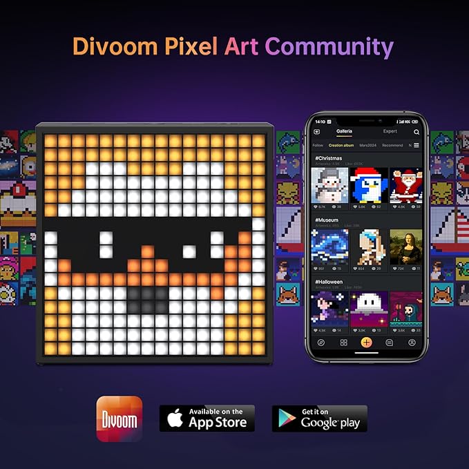 Divoom TimeBox Evo -- Pixel Art Bluetooth Speaker