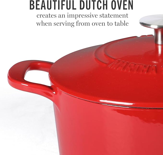 Martha Stewart Gatwick 4 Quart Enamel Cast Iron Dutch Oven