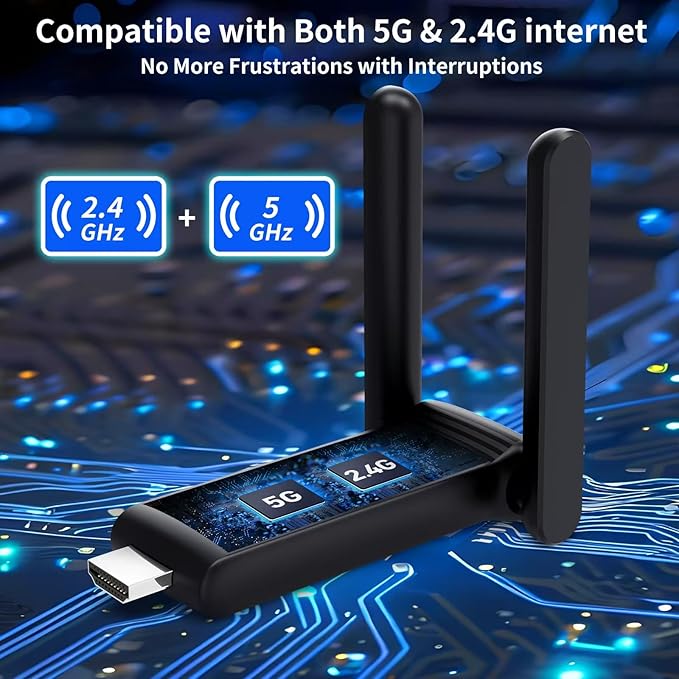 YUYUNLOMN Wireless HDMI 2 Receivers and Transmitter, No Hot, Plug and Play