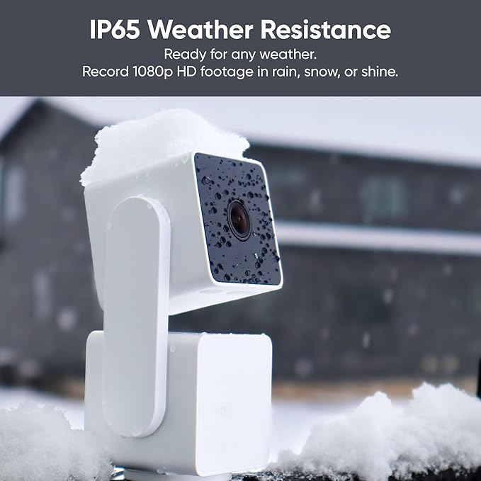 WYZE Cam Pan v3, Indoor/Outdoor IP65-Rated 1080p Pan/Tilt/Zoom Wi-Fi Smart Home