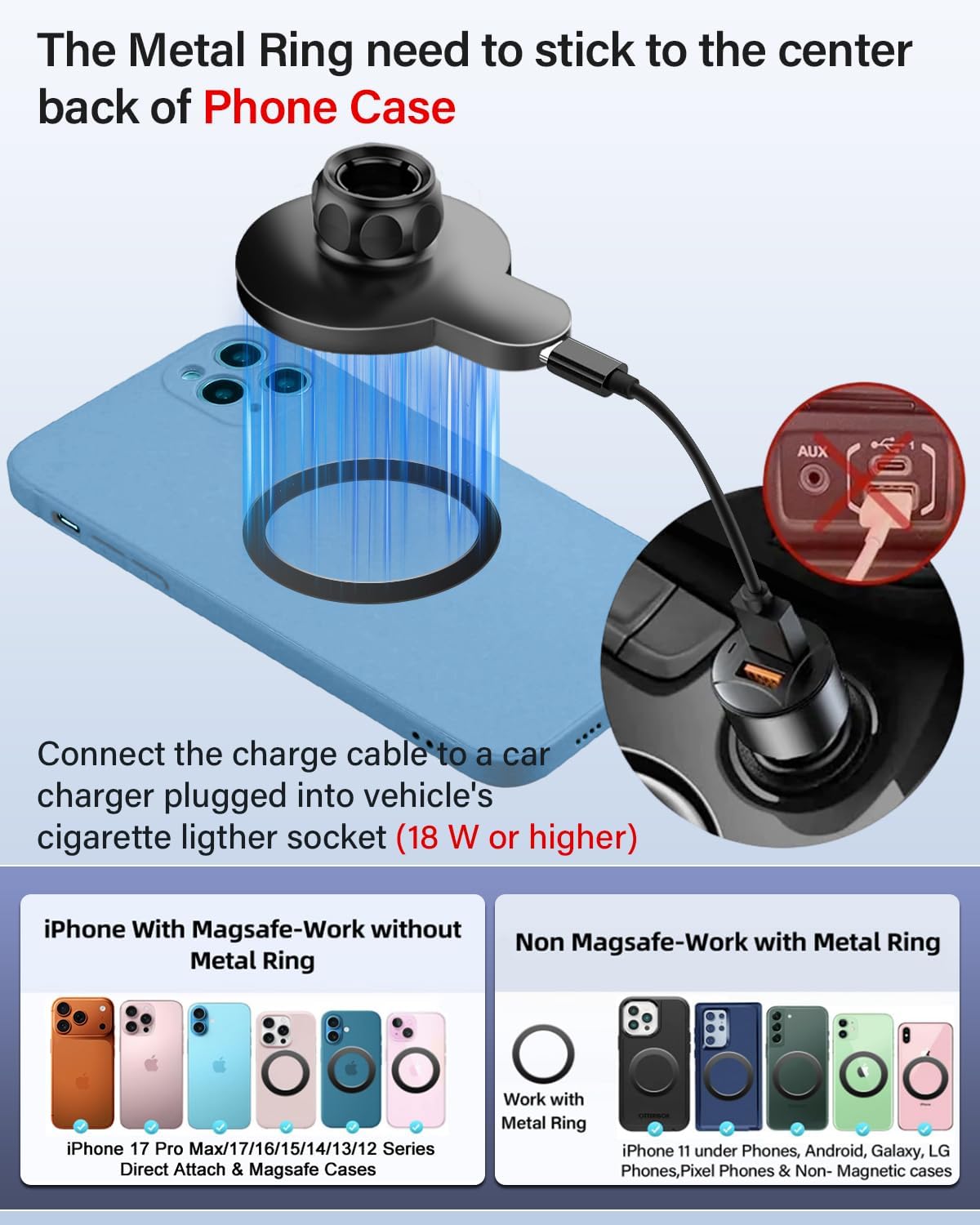 Car Phone Mount for Ford F-150 F150 2015-2020 Accessories Custom Vent