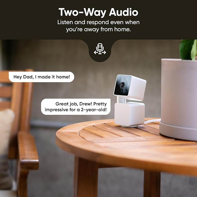 WYZE Cam Pan v3 Indoor/Outdoor IP65 1080P 360° Pan/Tilt/Zoom WiFi Smart Home