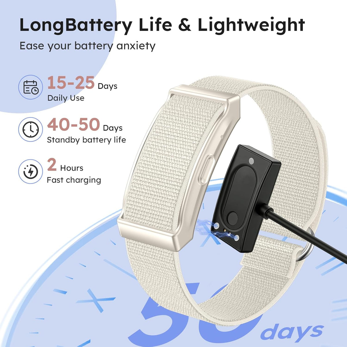 Smart Bracelet for Men Women Wearable Fitness Smart Wristband Heart Rate/Slee...