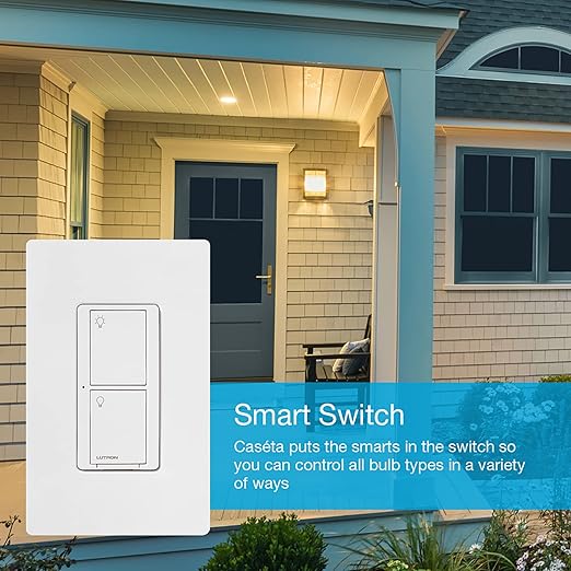 Lutron Caseta Original Smart Light Switch 5 Pack,