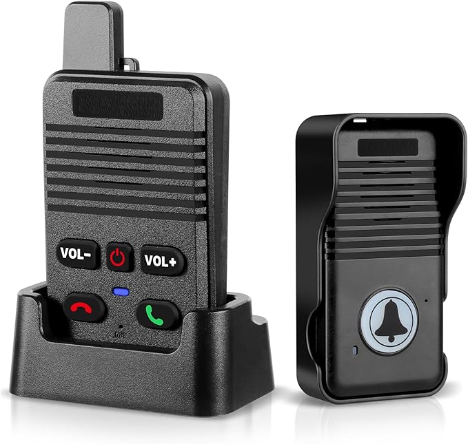 Wireless Doorbell, Waterproof Full Duplex Doorbell Wireless Upgrade, 1000ft