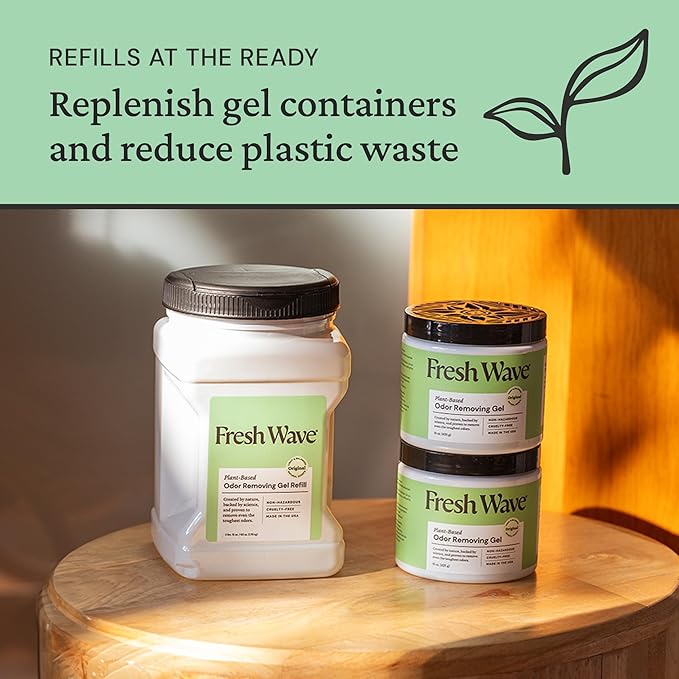 Fresh Wave Original Scent Odor Removing Gel Refill, 63 oz. | Safer Odor