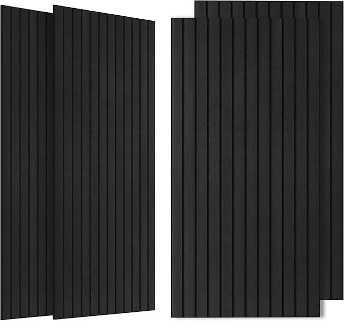 4 Pack Acoustic Panels, 47.2”x23.6” Decorative Large Acoustic Wall Panels
