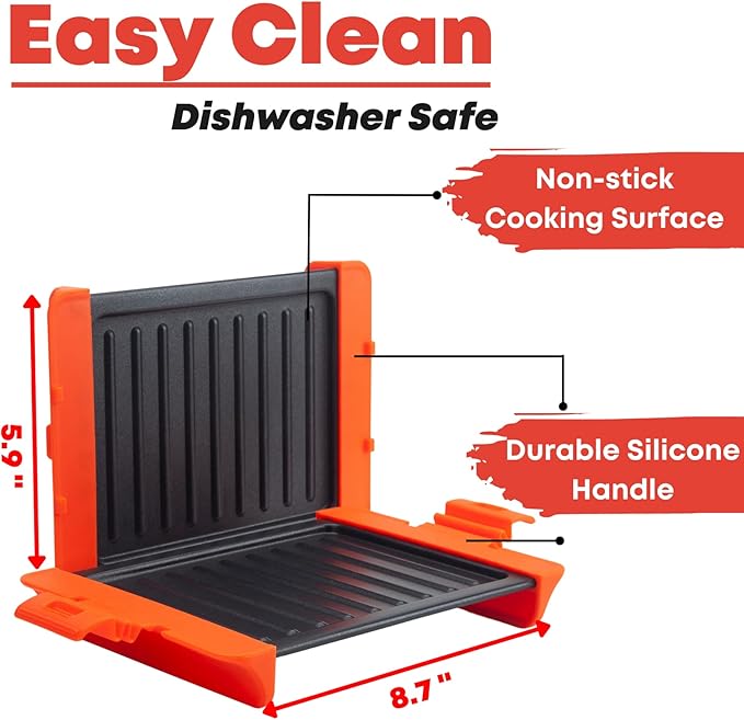 Maconee Microwave Sandwich maker | Microwave Grill Cheese Maker | Microwave