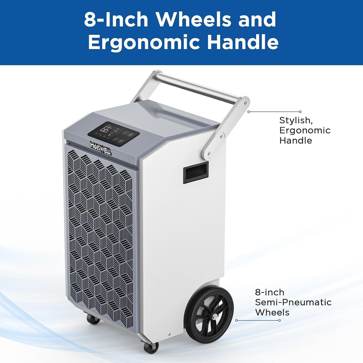 200 Pints Commercial Dehumidifier with Pump for Basements