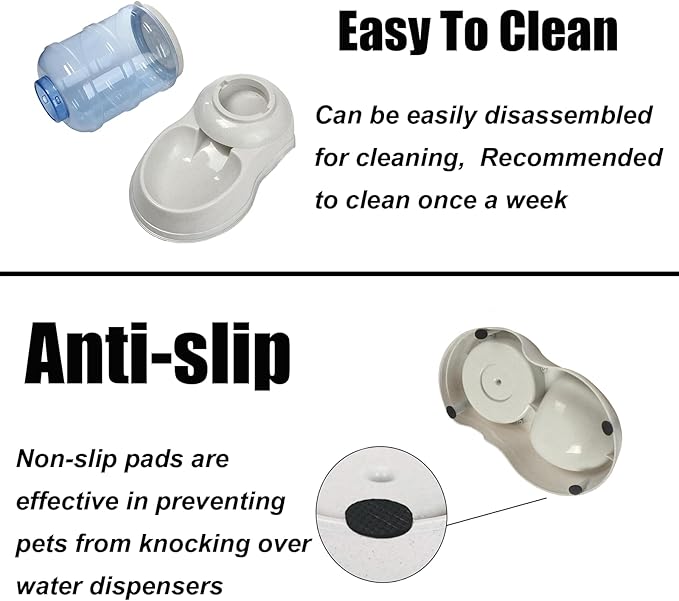 Automatic Dog Feeder and Water Dispenser Set