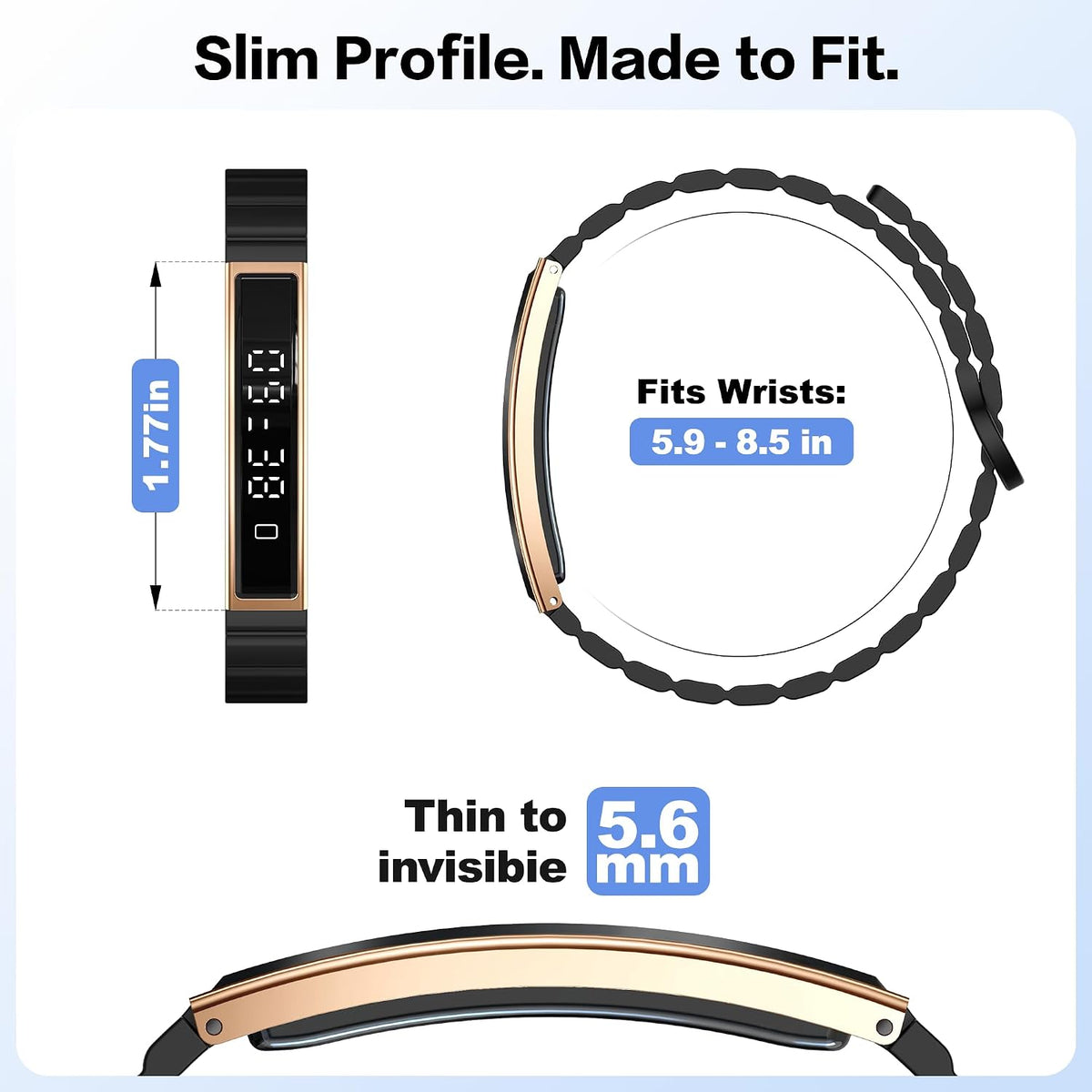 Smart Bracelet for Women & Men, Health Activity & Fitness Tracker