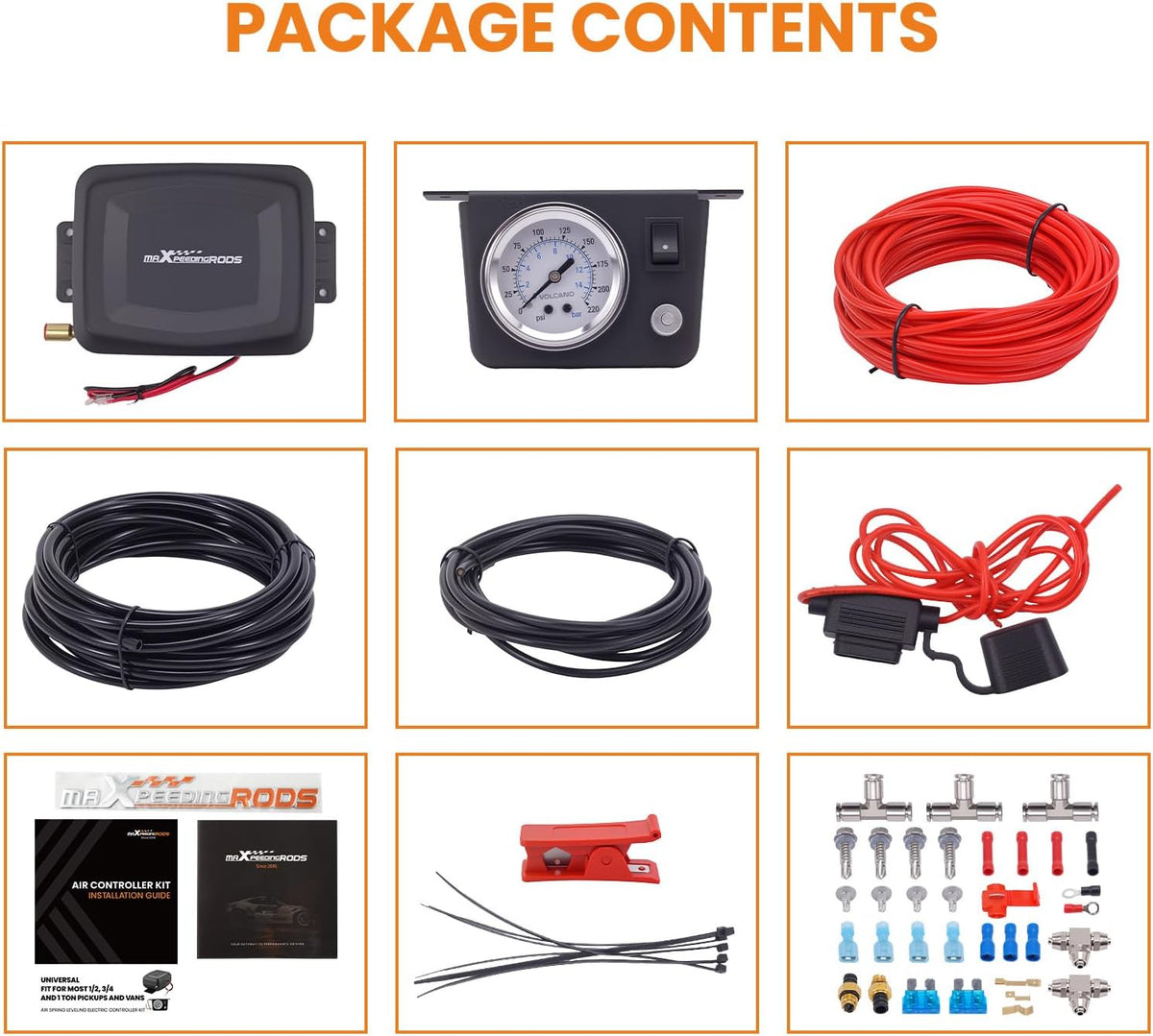 maXpeedingrods On Board Air Compressor System Air Spring Compressor Kit