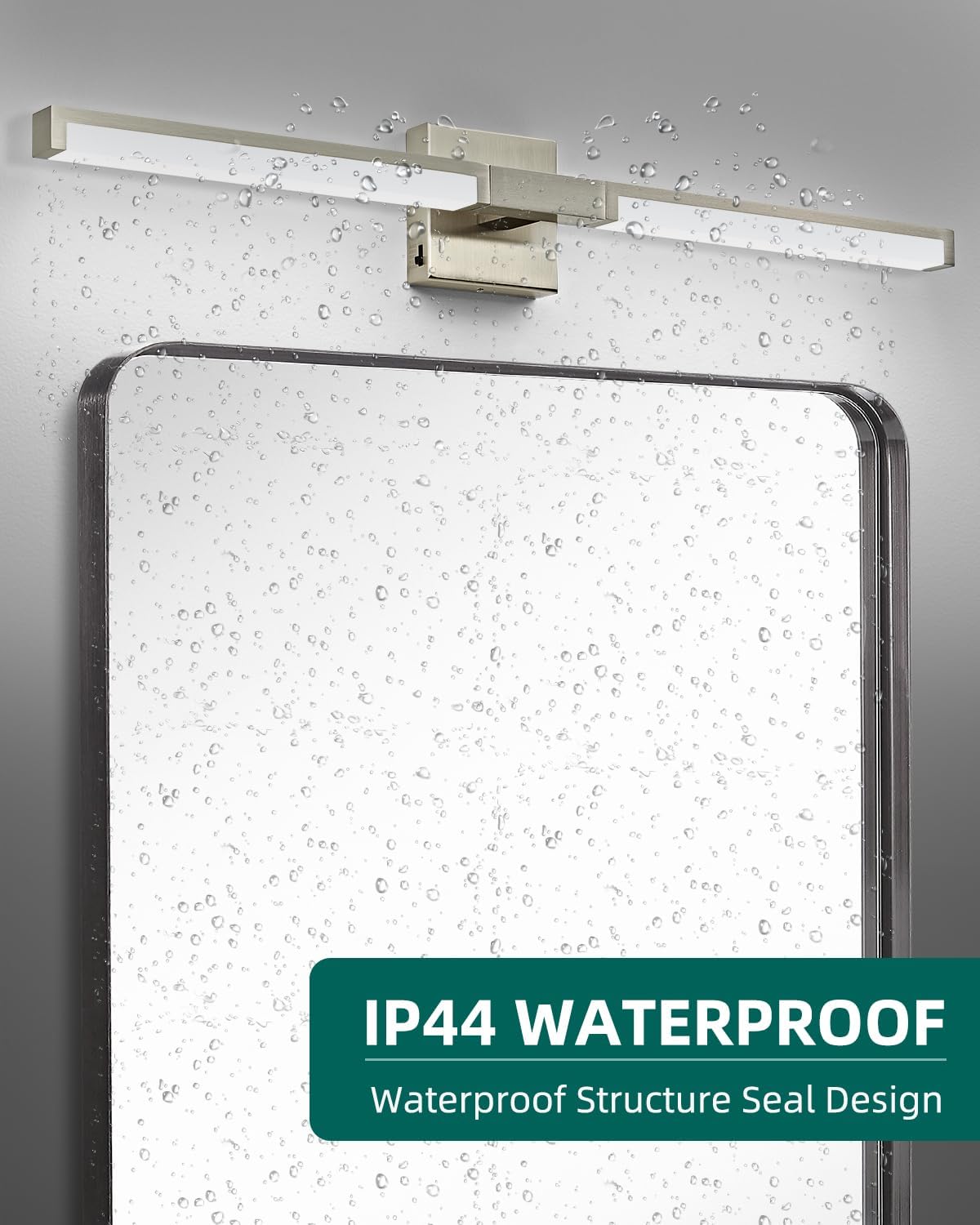 Bathroom Light Fixtures Over Mirror, 32 Inch Vanity Light Brushed Nickel