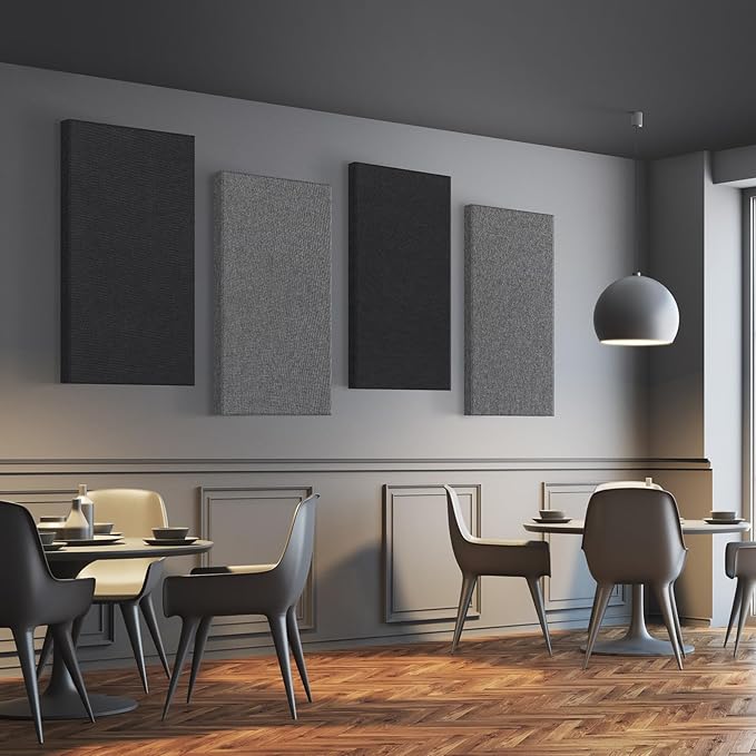 UMIACOUSTICS 2 PCS Acoustic Panel, 47.2" x 23.6" Fiberglass Sound P...