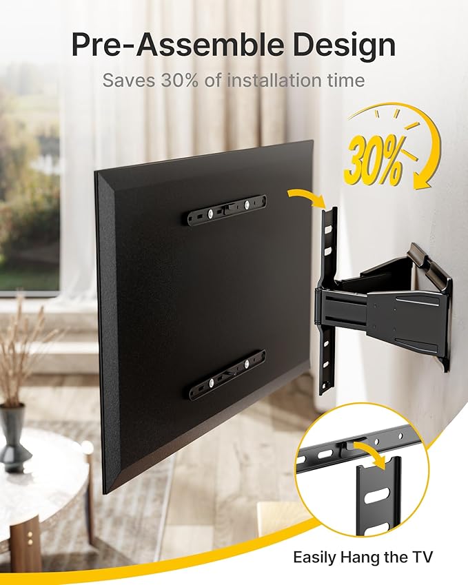 monTEK 0.77" Ultra Slim TV Wall Mount