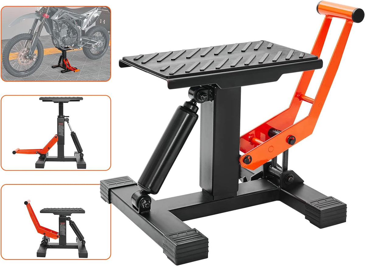 VEVOR Dirt Bike Lift Stand 440 lbs Capacity Motorcycle Jack Lift Stand