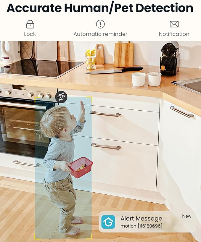 ieGeek 2K Indoor Security Camera, 5G/2.4G WiFi Pet Cameras (2 Pack)