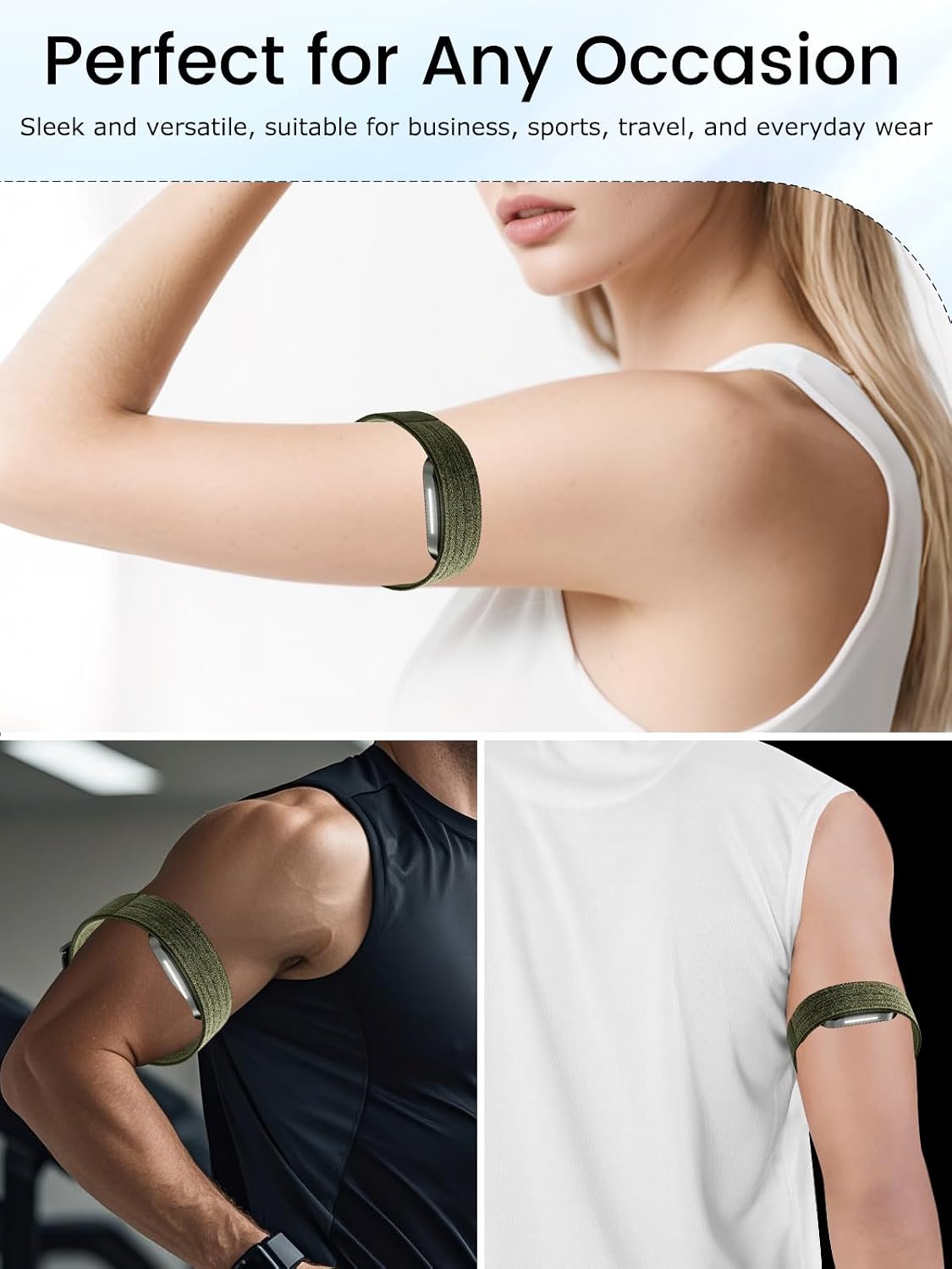 Band for Hume 2.0 Fitness Tracker,Breathable Sport Loop,Adjustable Wristband,...