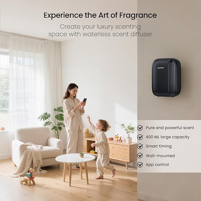 Waterless Essential Oil Diffuser, 3000 Sq.Ft Coverage 400ml Capacity Hotel