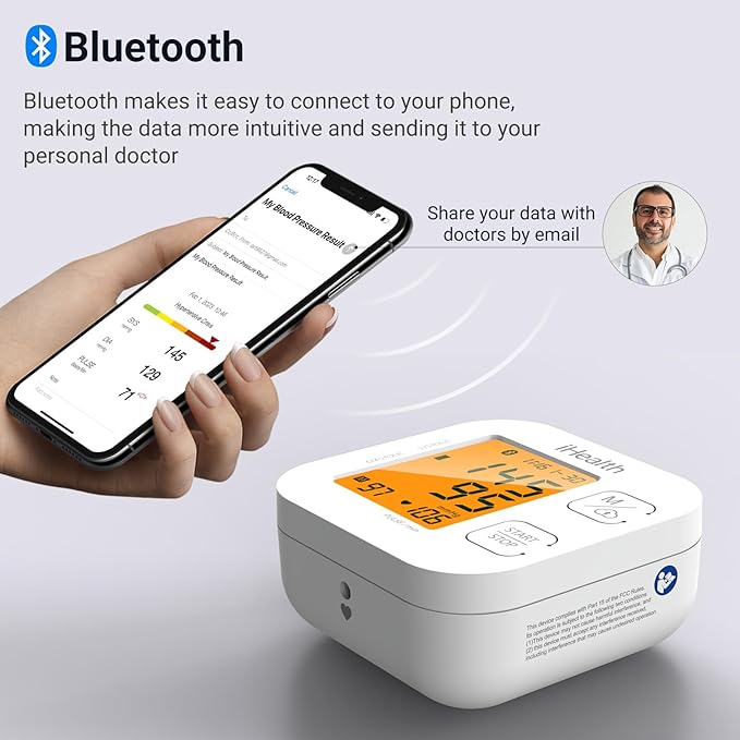 iHealth Track Smart Upper Arm Blood Pressure Monitor