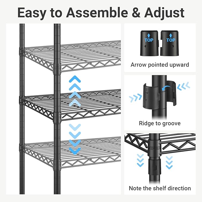 VIPEK V7 Clothes Rack Heavy Duty Max Load 670lbs, Garment Rack