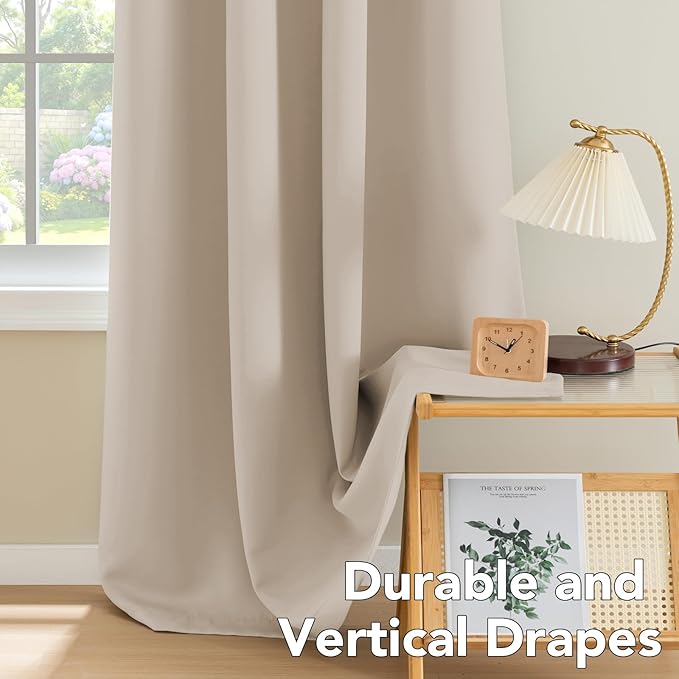 H.VERSAILTEX Blackout Curtains for Bedroom Thermal Insulated Room Darkening