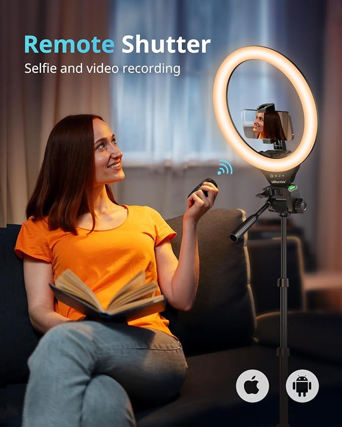 UBeesize 12'' RGB Selfie Ring Light