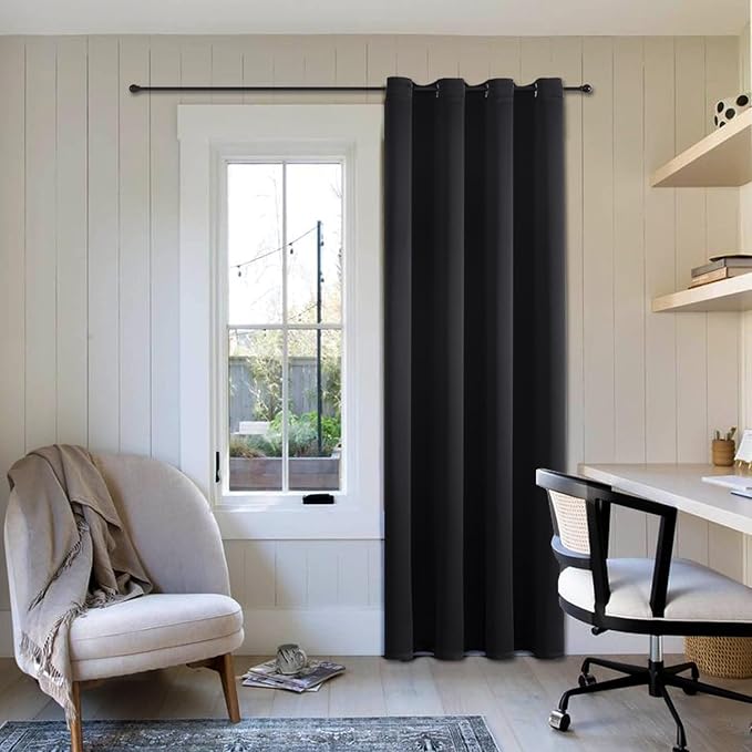 ChrisDowa Blackout Curtains 120 Inches Long