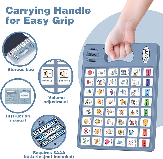 Joyreal AAC Device for Autism, Non Verbal Communication Tools for Speech