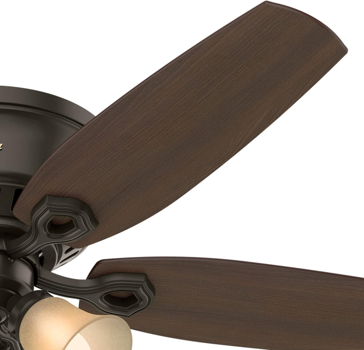 Hunter Builder, Indoor, Ceiling Fan, with LED Lights, 52 inch, New Bronze