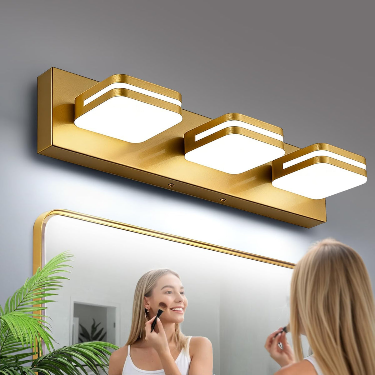 Torondo 360° Rotate LED Bathroom Vanity Light Fixtures, Acrylic Vanity Lights...