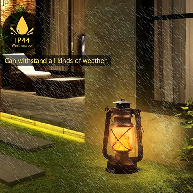 Lantern LED Battery Powered Camping Lamp Outdoor Hanging Rechargeable Lantern...