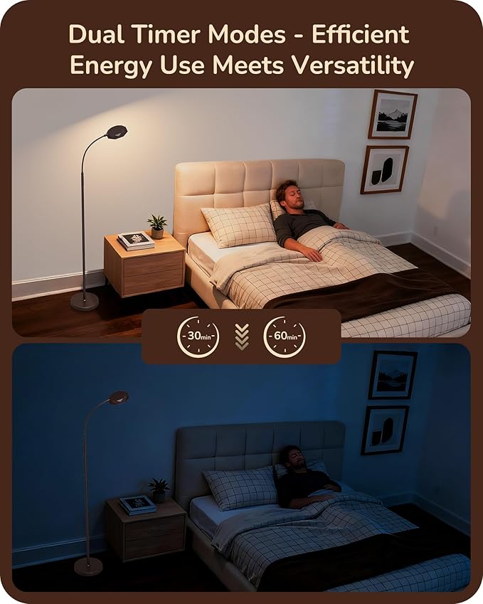 EDISHINE Modern LED Floor Lamp, 1300LM Bright Floor Lamps
