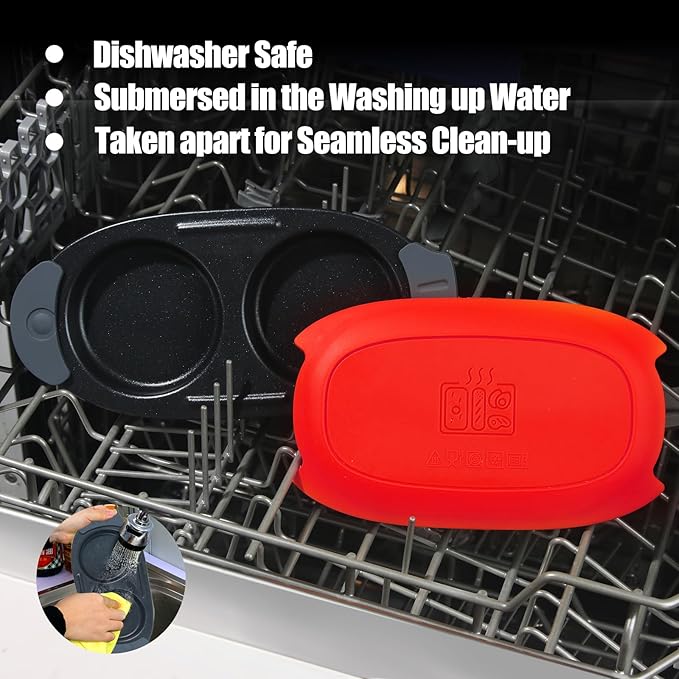 Quick-Heat Microwave Egg Cooker|Poacher|fryer, Dishwasher-Safe, Save Time