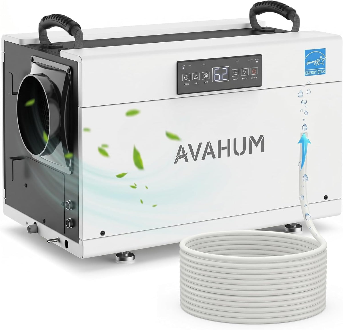 155 Pint Crawl Space Dehumidifier with Pump Built-In & Drain Hose