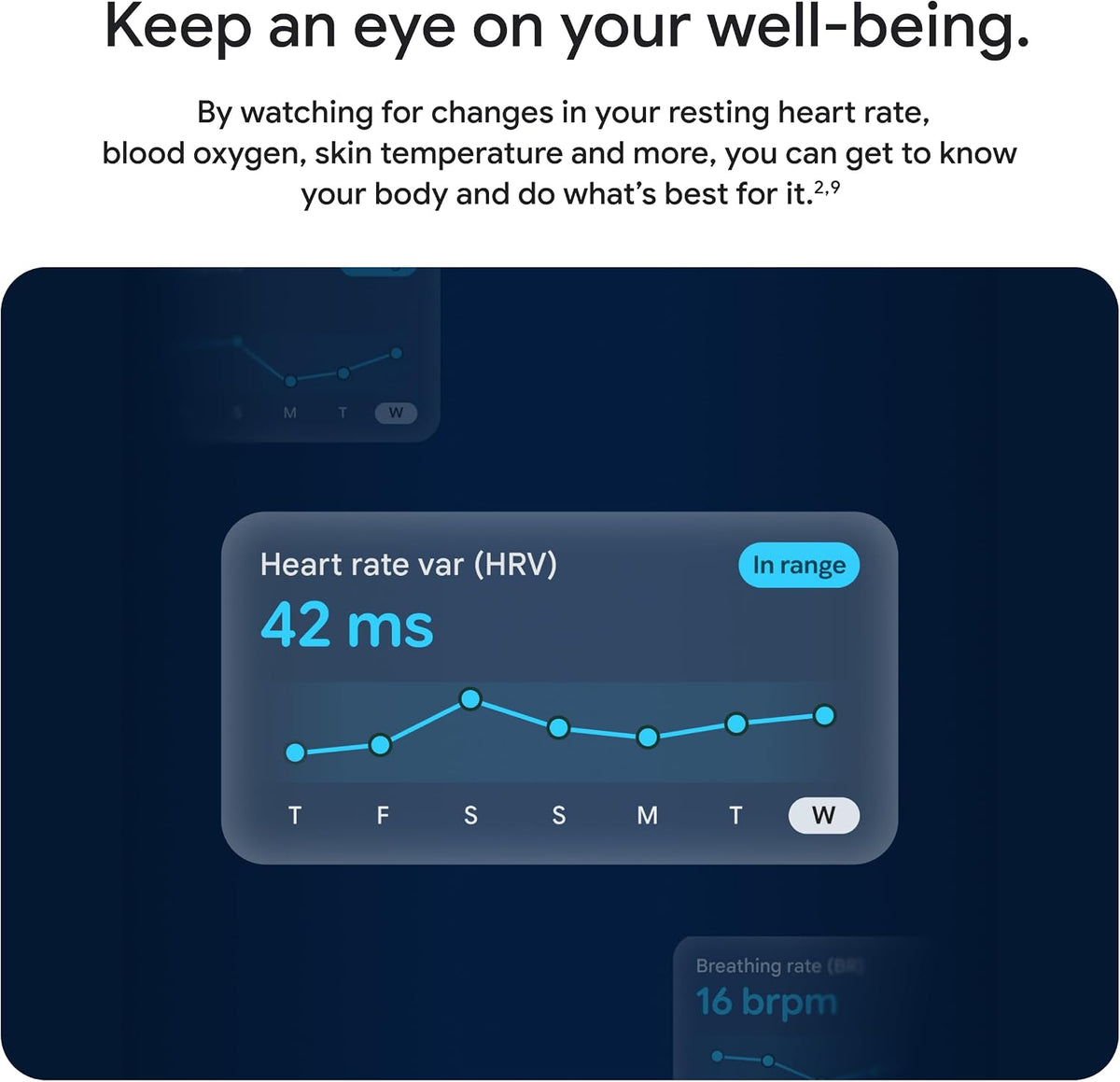 Google Fitbit Inspire 3 - Midnight Zen/Black - Small and Large Bands