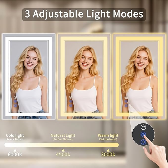 24"x42" LED Bathroom Mirror