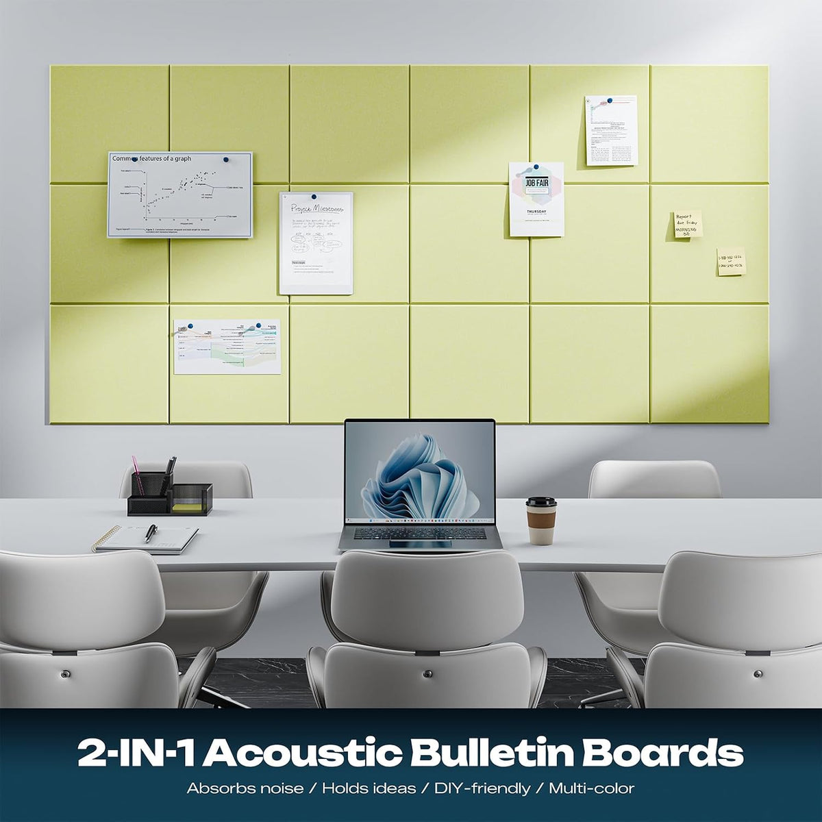 Sonicism 12 Pack Acoustic Wall Panels