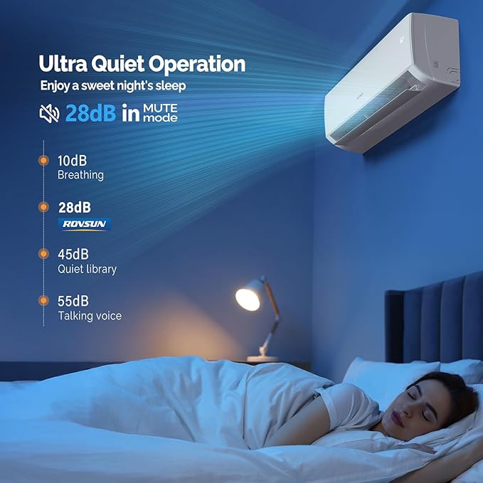 ROVSUN 24000 BTU Wifi Enabled Mini Split Air Conditioner & Heater