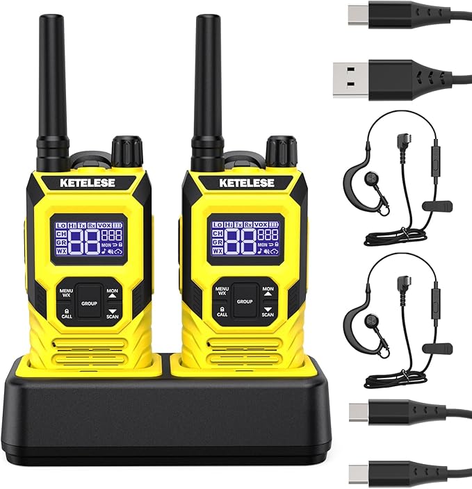 KETELESE T4 FRS Walkie Talkies Earpiece