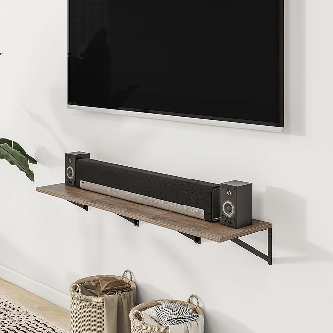 Heimlove 24" W x 12" D Wall Shelves (Set of 3)