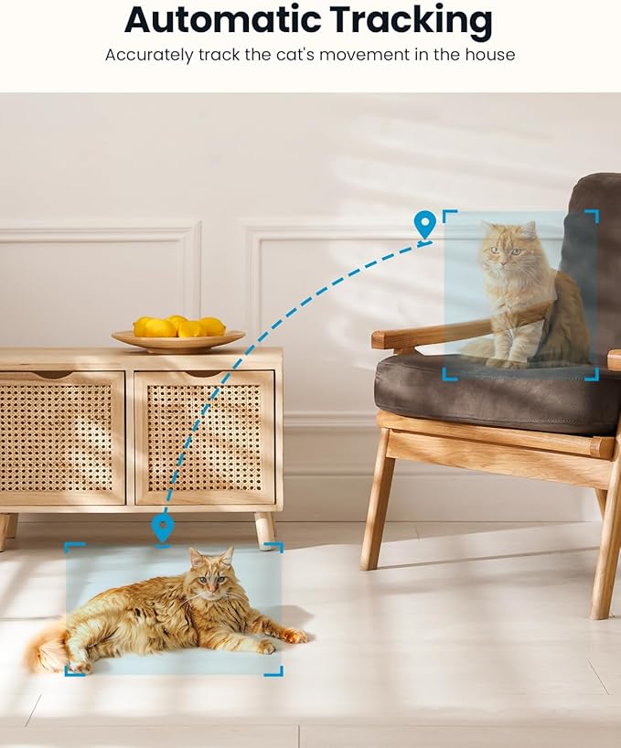 ieGeek 2K Indoor Security Camera, 5G/2.4G WiFi Pet Cameras (2 Pack)