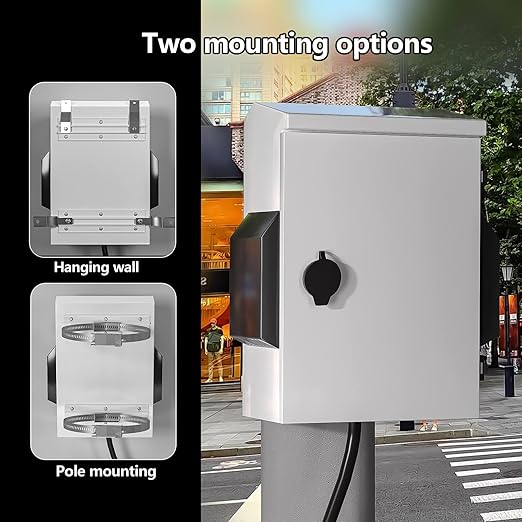 Outdoor Electrical Box with Thermostat and Fan, Cold-Rolled Steel Plate