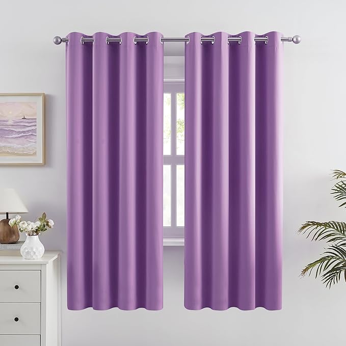 DUALIFE Blackout Solid Curtains