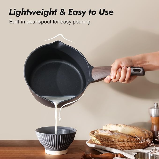 SENSARTE 2.0 & 3.0 Quart Sauce Pan Sets